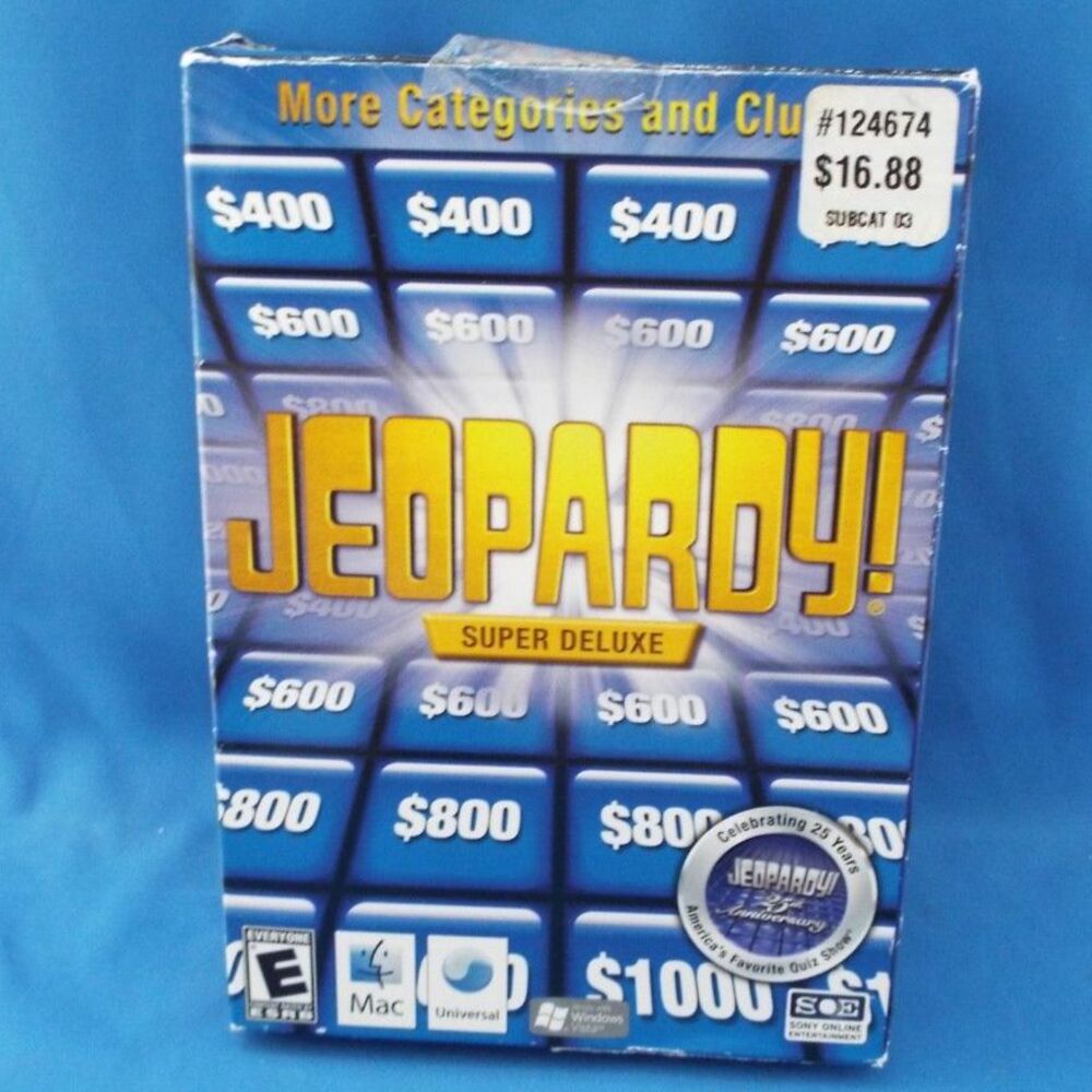 Jeopardy! Super Deluxe Windows PC and Mac PowerPC G4/G5 or Mac Intel